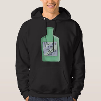 Veste À Capuche Aimez Le Vin Que Vous Êtes Avec Le Vin Taster