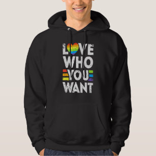 Veste À Capuche Aimez qui vous voulez Gay pride Lgbt Hommes Femmes