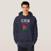 Veste À Capuche Ajouter le texte du logo ici Crew Mens Conception (Devant entier)