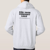Veste À Capuche Ajouter un logo d'entreprise Salon commercial corr (Dos)