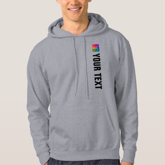 Veste À Capuche Ajouter un modèle d'image de téléchargement de tex (Devant)