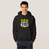 Veste À Capuche Ajouter un nom Votre numéro Racing Identification (Devant entier)