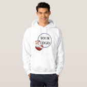 Veste À Capuche Ajouter votre logo Noël (Devant entier)