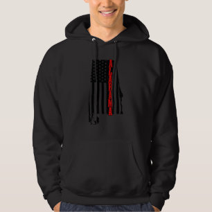 Veste À Capuche Alabama American Flag State Map Fierté Patriotique
