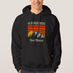 Veste À Capuche Albuquerque Nouveau-Mexique Retro City State Vinta