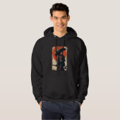 Veste À Capuche Alien Samurai Tee Japonais Sci-Fi Design Apparel U (Devant entier)