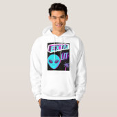 Veste À Capuche alien supplémentaire éclairé (Devant entier)