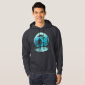 Veste À Capuche Alien UFO Bigfoot (Devant entier)