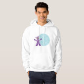 Veste À Capuche Alien Violet (Devant entier)