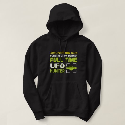 Veste À Capuche Aliens Travailleur de construction à temps partiel (Design devant)