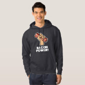 Veste À Capuche Alimentation Bacon (Devant entier)