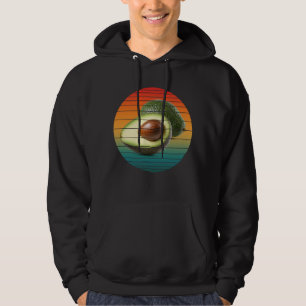 Veste À Capuche Alimentation végétarienne fruit avocat vintage