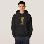 Veste À Capuche Alimenté par la K Pop et le Bubble Tea (Devant entier)