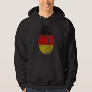 Veste À Capuche Allemagne Drapeau Empreinte Il Est Dans Mon Adn Po