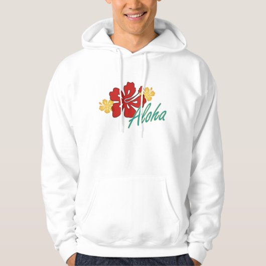 Veste À Capuche Aloha Hibiscus (Devant)