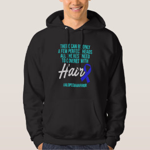 Veste À Capuche Alopecia Sensibilisation Perte de cheveux Guerrier