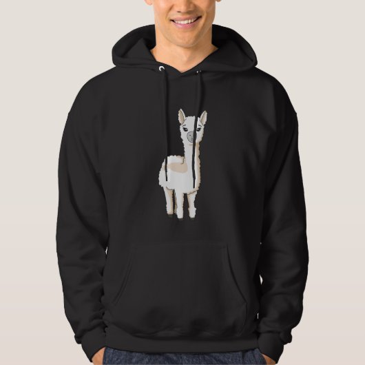 Veste À Capuche Alpaga Lama (Devant)