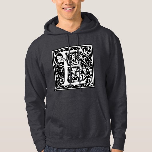 Veste À Capuche Alphabet « E » de William Morris (Devant)