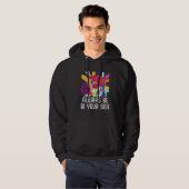 Veste À Capuche Always Be Bi Your Side Bisexual Rainbow Pride LGBT (Devant entier)