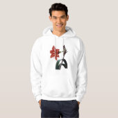 Veste À Capuche Amaryllis barrée (Devant entier)