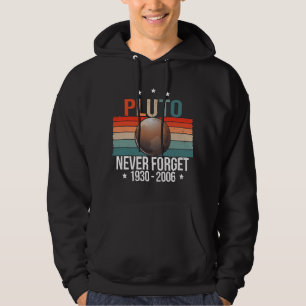 Veste À Capuche Amateur d'astronomie n'oubliez jamais Pluto Retro
