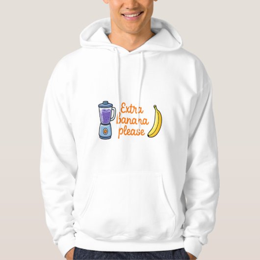 Veste À Capuche Amateur de smoothie (Devant)