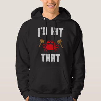 Veste À Capuche Amateurs de crabes, j'irais bien Funny Maryland Se