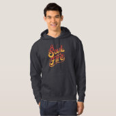 Veste À Capuche Âme en feu (Devant entier)