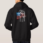 Veste À Capuche AMÉRICAIN FIÈRE - blc (Dos)