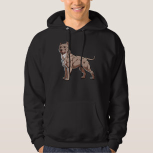 Veste À Capuche American Bully Illustration American Pit Bull Terr