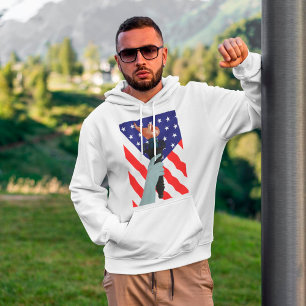 Veste À Capuche American Flag And Torch Mens Hoodie