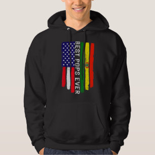 Veste À Capuche American Flag & Bolivia Drapeau Meilleures pop Jam