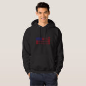 Veste À Capuche American Flag Crew Rowing Oar Premium (Devant entier)