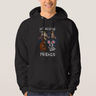 Veste À Capuche Amis australien Platypus Sugar Glider Koala Animal