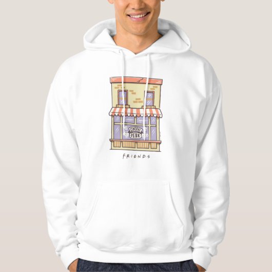Veste À Capuche AMIS™ | Central Perk Cartoon Coffee Shop (Devant)