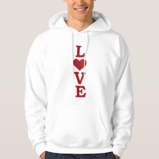 VESTE À CAPUCHE AMOUR (Devant)