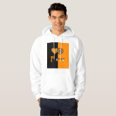 Veste À Capuche Amour à la première bouchée Halloween (Devant entier)