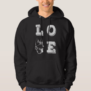 Veste À Capuche Amour Berger Allemand Aimer Chiens Chien