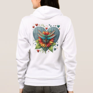 Veste À Capuche Amour de libellule