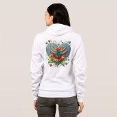 Veste À Capuche Amour de libellule (Dos entier)