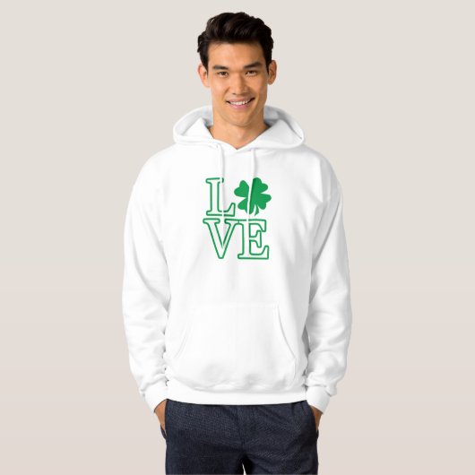 Veste À Capuche Amour de l'Irlandais (Devant entier)