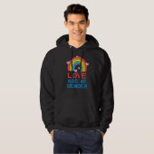 Veste À Capuche Amour Différent 4 (Devant entier)