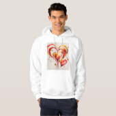 VESTE À CAPUCHE AMOUR DIGINE (Devant entier)