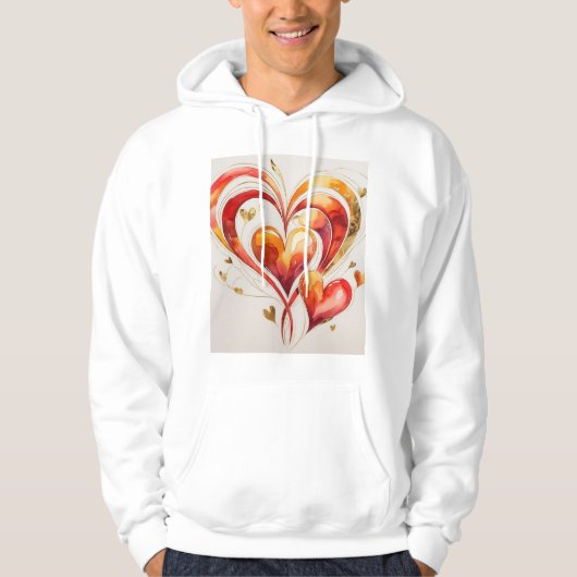 VESTE À CAPUCHE AMOUR DIGINE (Devant)