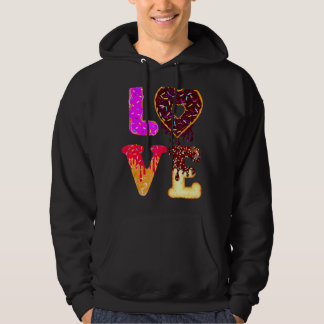 Veste À Capuche Amour Donut Doughnut arrose Cool Jour des beignes