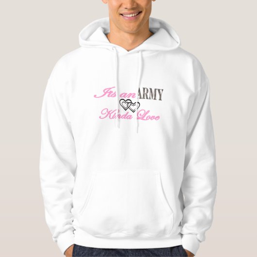 Veste À Capuche Amour fier d'armée (Devant)