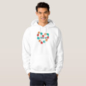 Veste À Capuche Amour Hawaï (Devant entier)