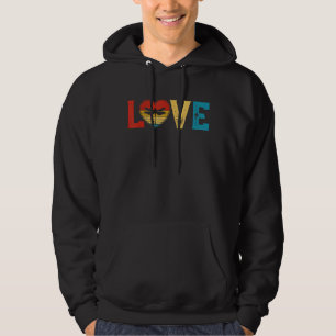 Veste À Capuche Amour Mignonne libellule Amour Animaux Coeur Saint