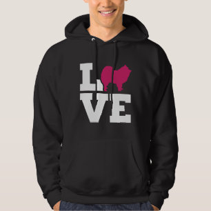 Veste À Capuche Amour Poméranien 16