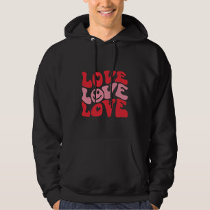 Veste À Capuche Amour Saint-Valentin Groovy Vacances drôles
